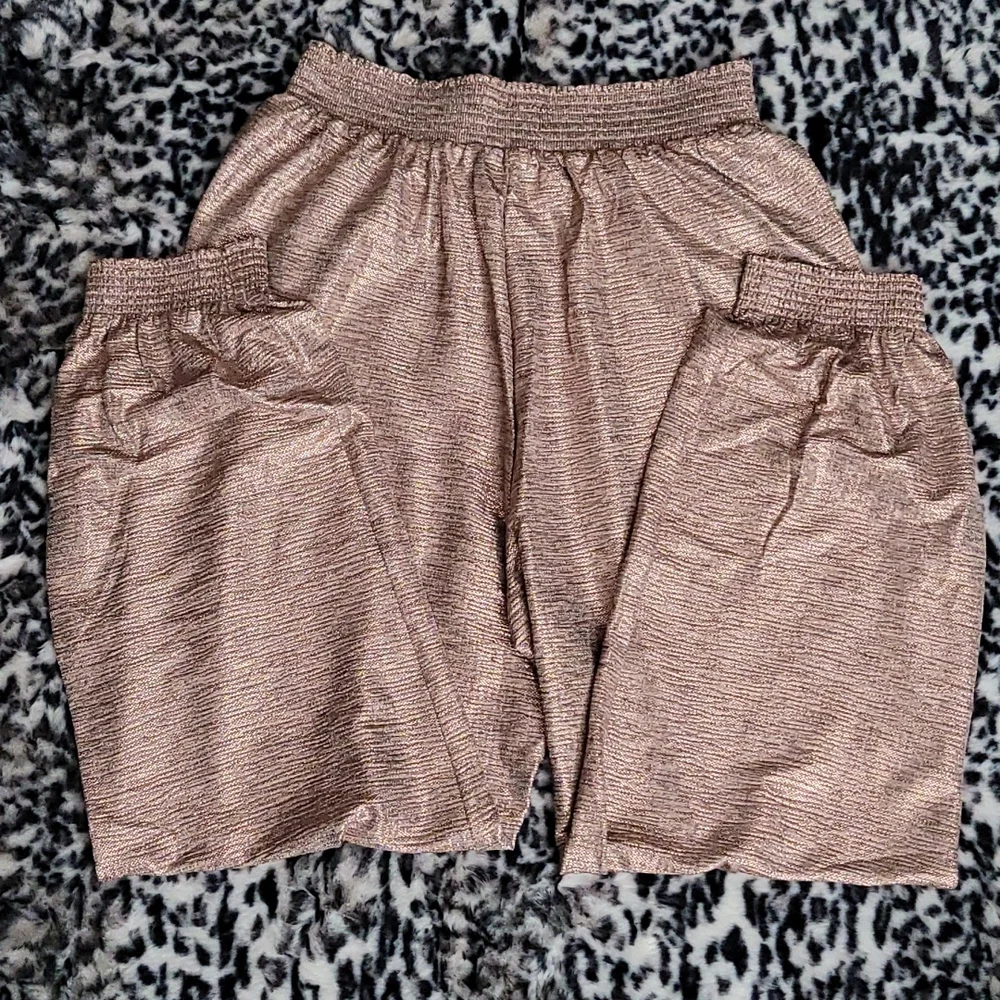GILLIAN SHIMMER JOGGERS BY SATURDAY/SUNDAY ANTHROPOLOGIE PINK/ROSE SIZE XS NWT - Picture 6 of 16